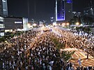 Pes 200 000 lidí se v Izraeli úastní protest proti soudní reform...