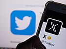 Novým symbolem Twitteru je místo modrého ptáka bílé X na erné ploe. (24...