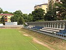 Pohled na prostjovský fotbalový stadion