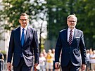 eský premiér Petr Fiala a jeho polský protjek Mateusz Morawiecki (20....