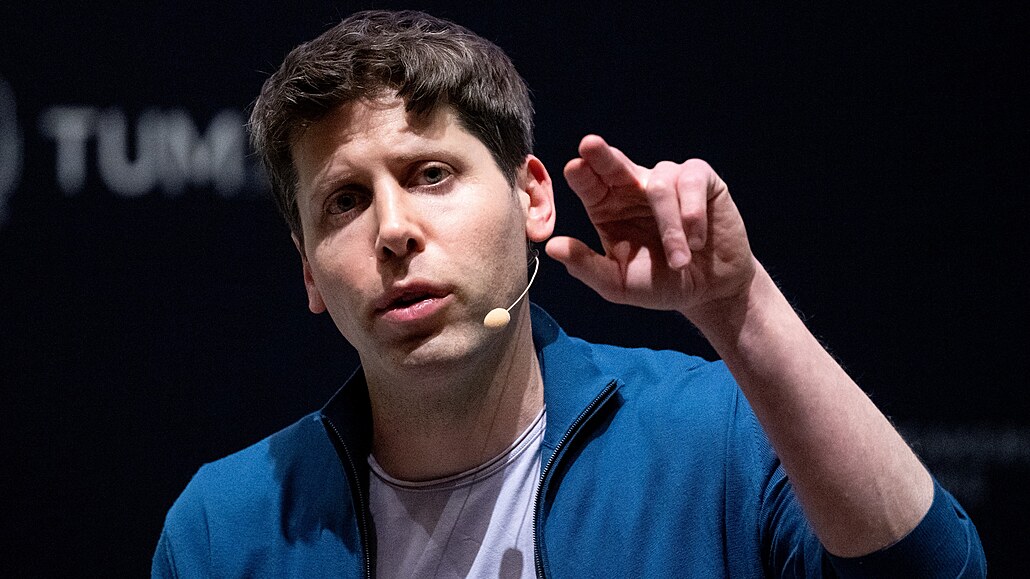 Sam Altman, generální editel OpenAI a zakladatel softwaru pro umlou...