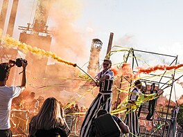 Zahajovací show - festival Colours of Ostrava 2023, den první (19. ervence...
