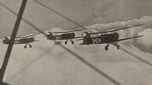 Letouny Letov .328 na fotografii publikovan v magaznu Letectv v roce 1937