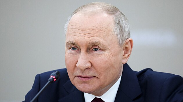 Vladimir Putin na 2. rusko-africkm summitu v Petrohrad (27. ervence 2023)