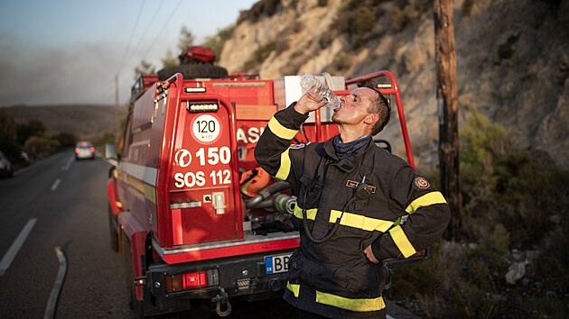 Hasen poru na Rhodosu, ecko. (27. ervence 2023)