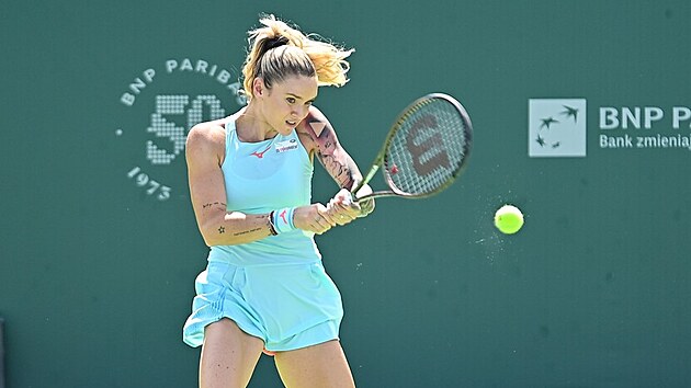 Tereza Martincová na turnaji ve Varav