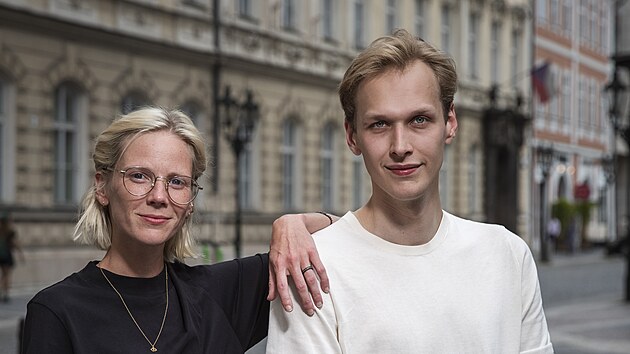 Barbora Bočková a Vojtěch Vondráček (Praha, 21. července 2023)