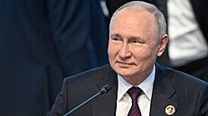 Vladimir Putin na rusko-africkém summitu v Petrohradě (27. července 2023)