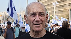 Bývalý izraelský premiér Ehud Olmert (3. ervence 2023)