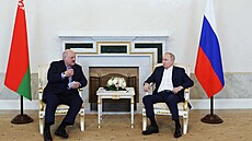 Ruský prezident Vladimir Putin se v Petrohradu setkal se svým blízkým...