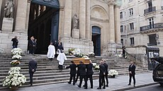 Pohřeb módní ikony Jane Birkinové se uskutečnil v kostele sv. Rocha v centru...