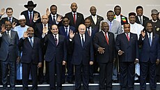 Ruský prezident Vladimir Putin uprosted afrických státník na prvním...