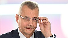 Slávistický šéf Jaroslav Tvrdík na tiskové konferenci před startem nové sezony...