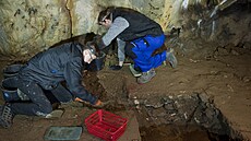 Archeologové provádí výzkumy v Kateinské jeskyni nkolik posledních let.