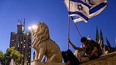 Protest proti soudní reformě v Izraeli (22. července 2023)