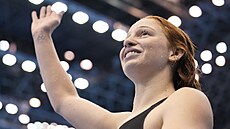 Australská plavkyně Mollie O'Callaghanová si vzala světový rekord na 200 metrů...