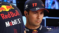 Sergio Perez z Red Bullu p�emý�lí o své havárii   tréninku v Ma�arsku.