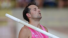 Renaud Lavillenie v ty�ka�ském sektoru v Monaku