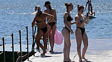 Plze�ané obsadili Velký bolevecký rybník (15. �ervence 2023)