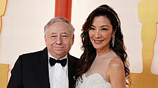 Jean Todt a Michelle Yeohová (Los Angeles, 12. bezna 2023)