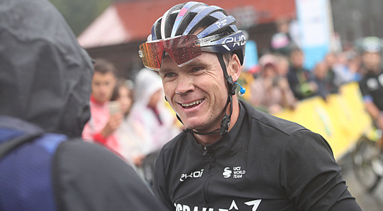 Chris Froome na cyklistickém závod� Czech Tour.