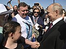 Ruský prezident Vladimir Putin se úastní tradiní ceremonie Dne ruského...