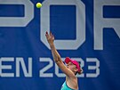 Lucie Havlíková v prvním kole turnaje WTA v Praze