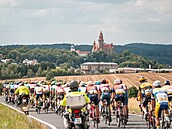 Výhled pelotonu na Czech Tour