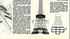 Studie Hutního projektu Praha na modernizaci Pet�ínské rozhledny, jak ji otiskl...