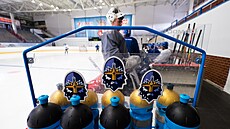 Hokejové Kladno zahájilo pípravu na led ve Slaném.