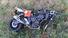Pi nedlní tragické nehod u Horní Motnice motorká vyjel náhle do...