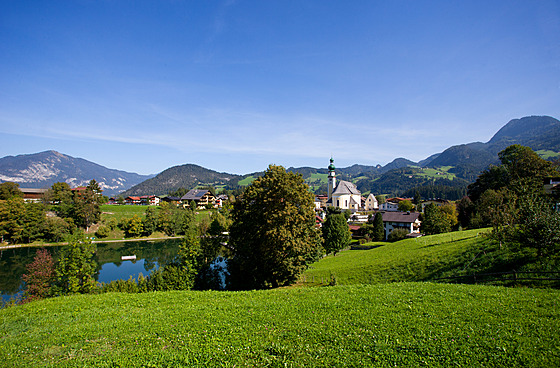 Obec Reith im Alpbachtal v Rakousku