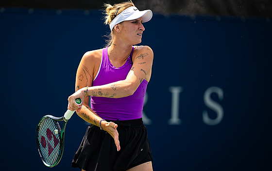 Markéta Vondrou�ová na turnaji v Montrealu.