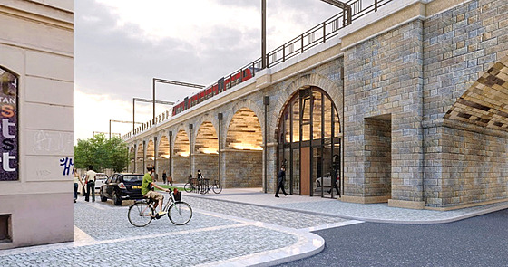 Vizualizace Negrelliho viaduktu