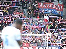 Plzetí fanouci bhem utkání proti Baníku Ostrava
