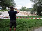 Slovinsko postihly bleskové povodn. ada obcí na severu a severovýchod zem...
