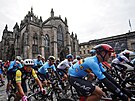 Cyklisté startují z Edinburghu do silniního závodu na mistrovství svta
