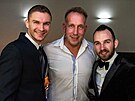 Hosté 1.roníku Moto Gala Night (zleva: Martin Janálek - hlavní manaer...