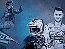 Oficiální grafika ke 2.roníku Moto Gala Night, Aneb Design (zleva: Petr...