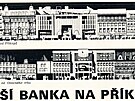 Projekt budoucí banky ČSOB, jak jej v roce 1989 otiskl čtrnáctideník...