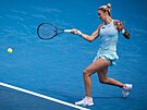 eská tenistka Tereza Martincová ve tvrtfinále turnaje WTA v Praze