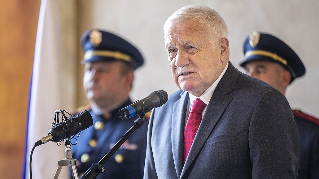 Bývalý prezident eské republiky Václav Klaus vystoupil ve pátek dne 28. íjna...