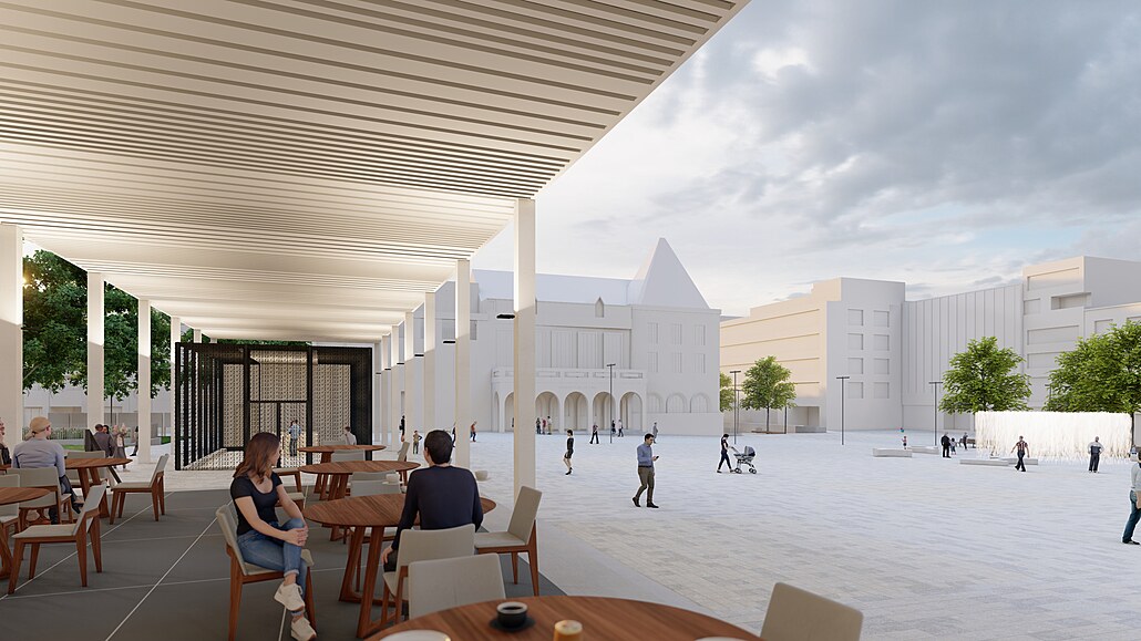 Architekti po dohod� s m�stem mírn� upravili projekt na prom�nu zlínského...