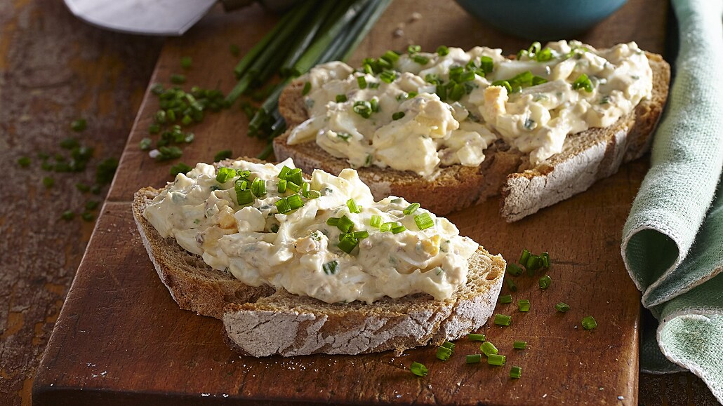 Skvlá vajíková pomazánka