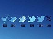 Ochránci pírody vyuili pro svou kampa zmnu loga Twitteru. (2. srpna 2023)