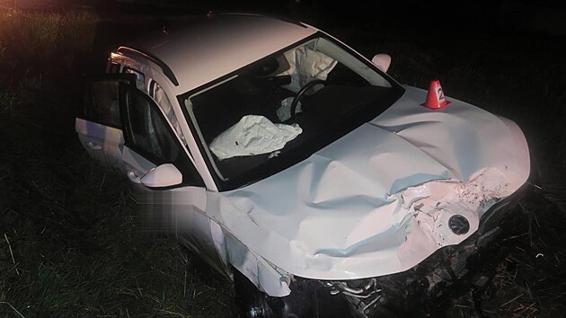 Dopravn� nehoda mopedauta Aixam a �kodovky.