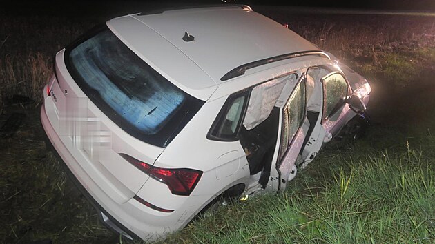 Dopravn� nehoda mopedauta Aixam a �kodovky.