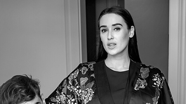 Adam Vacula a Veronika Beskydiarov� alias Besky v Karlov�ch Varech (4. �ervence 2023)