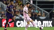 Lionel Messi z Interu Miami v akci proti týmu Orlando City.