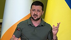 Ukrajinský prezident Volodymyr Zelenskyj.